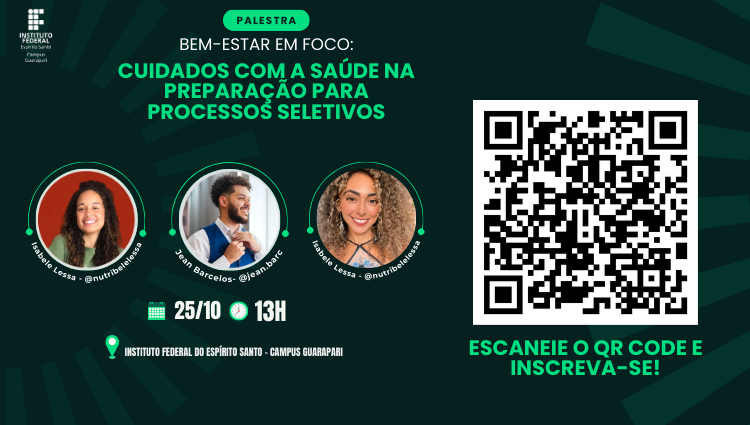 Evento Bem estar em Foco