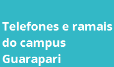 Contatos do campus Guarapari