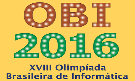 Olimpíada Brasileira de Informática 2016